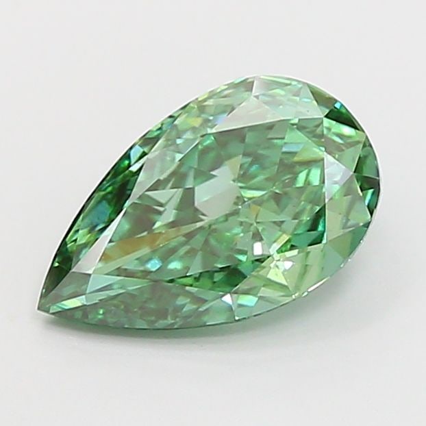 Loose Diamond - PEAR 1.74ct Fancy Vivid Green VS1: Loose Diamond - PEAR 1.74ct Fancy Vivid Green VS1 Source: This is a real non-mined Diamond that has been grown in a lab Shape: PEAR Carats: 1.74 Color: Fancy Vivid Green Certification: IGI Video: