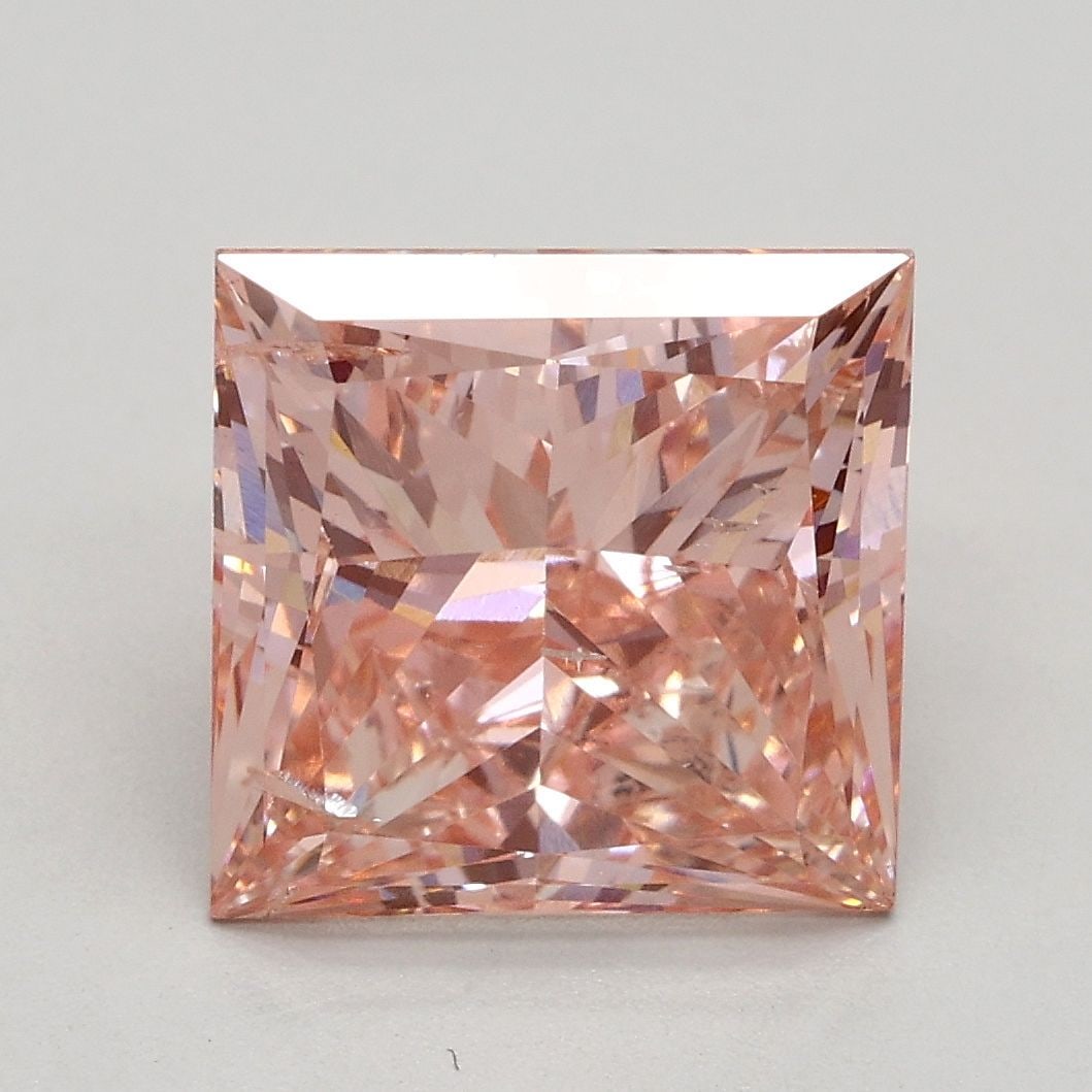 Loose Diamond - PRINCESS 3.09ct Fancy Intense Pink SI2: Loose Diamond - PRINCESS 3.09ct Fancy Intense Pink SI2 Source: This is a real non-mined Diamond that has been grown in a lab Shape: PRINCESS Carats: 3.09 Color: Fancy Intense Pink Certification: IGI V