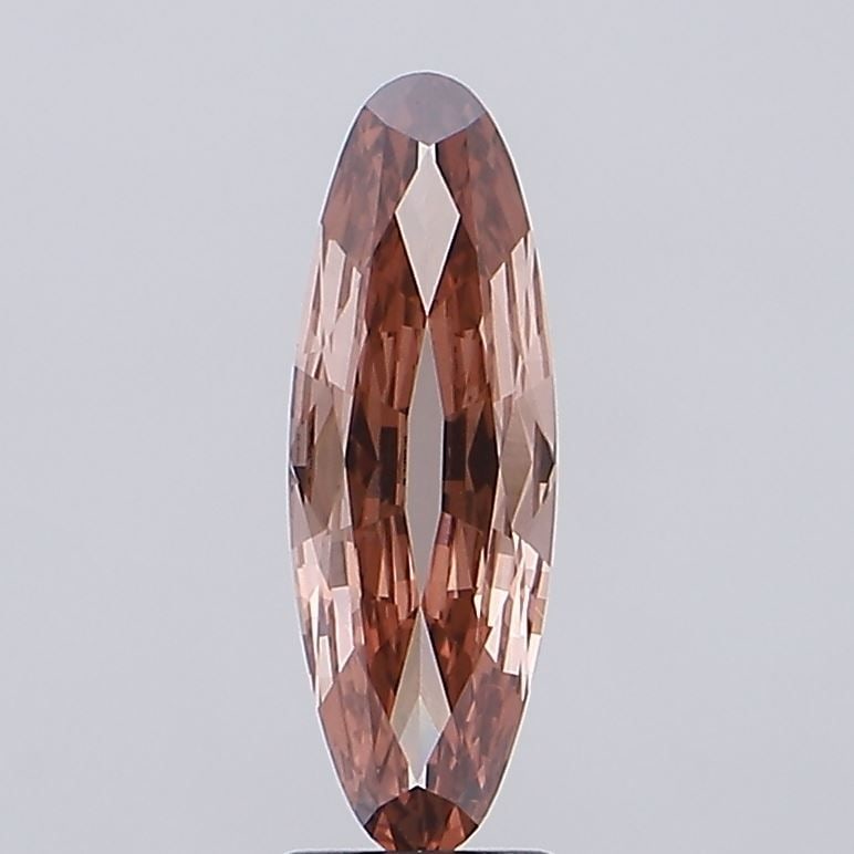 Loose Diamond - OVAL 2.01ct Fancy Vivid Brownish Pink VS1: Loose Diamond - OVAL 2.01ct Fancy Vivid Brownish Pink VS1 Source: This is a real non-mined Diamond that has been grown in a lab Shape: OVAL Carats: 2.01 Color: Fancy Vivid Brownish Pink Certification: