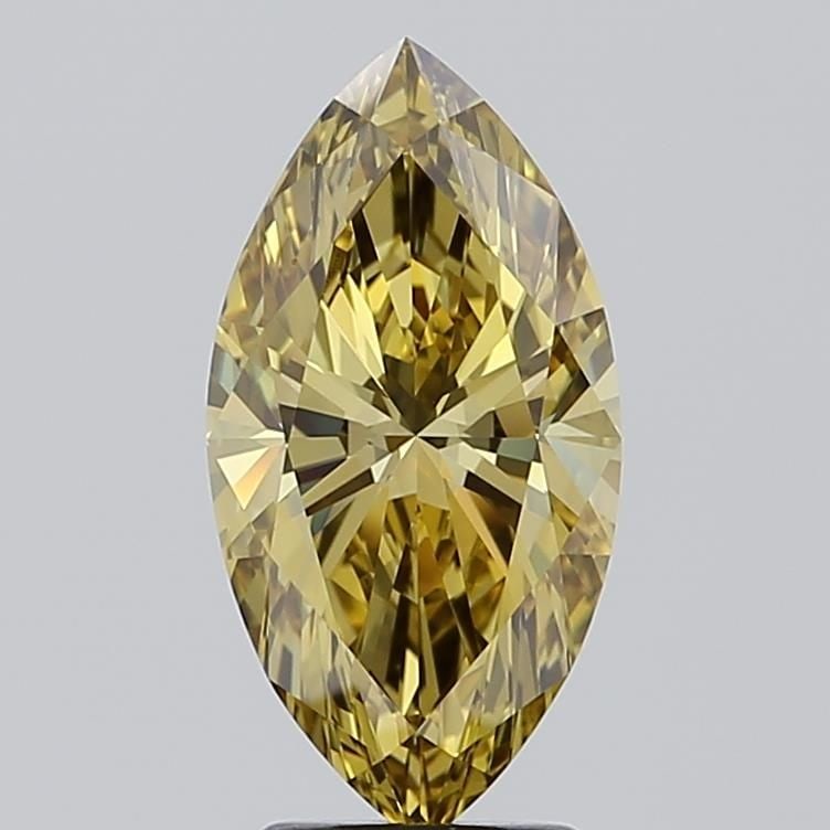 Loose Diamond - MARQUISE 2.74ct Fancy Intense Yellow VVS1: Loose Diamond - MARQUISE 2.74ct Fancy Intense Yellow VVS1 Source: This is a real non-mined Diamond that has been grown in a lab Shape: MARQUISE Carats: 2.74 Color: Fancy Intense Yellow Certification: 