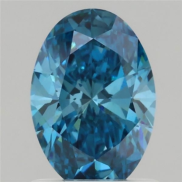 Loose Diamond - OVAL 1.1ct Fancy Vivid Blue VS1: Loose Diamond - OVAL 1.1ct Fancy Vivid Blue VS1 Source: This is a real non-mined Diamond that has been grown in a lab Shape: OVAL Carats: 1.1 Color: Fancy Vivid Blue Certification: IGI Video: