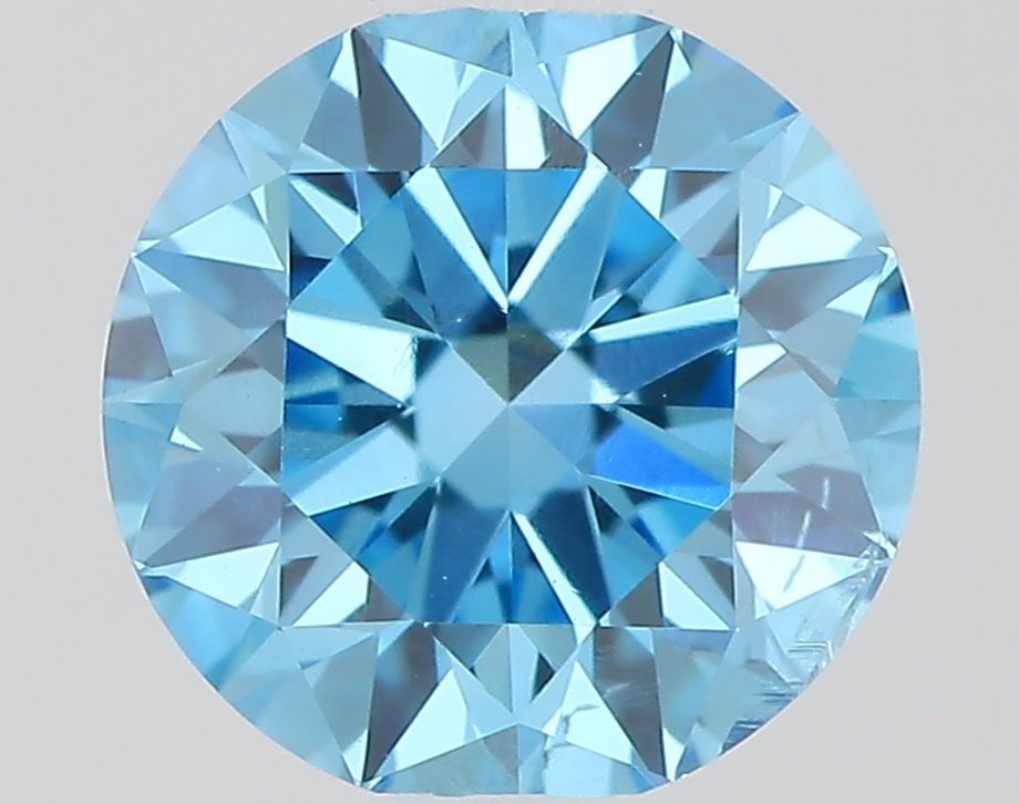 Ideal Loose Diamond - ROUND 0.51ct Fancy Vivid Blue SI2: Ideal Loose Diamond - ROUND 0.51ct Fancy Vivid Blue SI2 Source: This is a real non-mined Diamond that has been grown in a lab Shape: ROUND Carats: 0.51 Color: Fancy Vivid Blue Certification: IGI Video