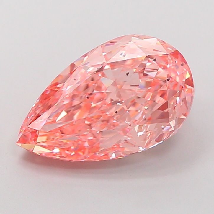 Loose Diamond - PEAR 4.53ct Fancy Vivid Pink SI1: Loose Diamond - PEAR 4.53ct Fancy Vivid Pink SI1 Source: This is a real non-mined Diamond that has been grown in a lab Shape: PEAR Carats: 4.53 Color: Fancy Vivid Pink Certification: IGI Video: Video