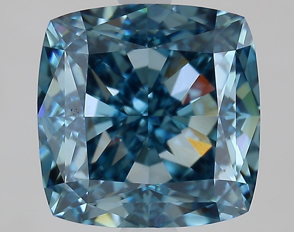 Loose Diamond - CUSHION MODIFIED 3.75ct Fancy Vivid Blue VVS2: Loose Diamond - CUSHION MODIFIED 3.75ct Fancy Vivid Blue VVS2 Source: This is a real non-mined Diamond that has been grown in a lab Shape: CUSHION MODIFIED Carats: 3.75 Color: Fancy Vivid Blue