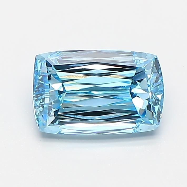 Loose Diamond - CUSHION MODIFIED 1.04ct Fancy Vivid Blue VS1: Loose Diamond - CUSHION MODIFIED 1.04ct Fancy Vivid Blue VS1 Source: This is a real non-mined Diamond that has been grown in a lab Shape: CUSHION MODIFIED Carats: 1.04 Color: Fancy Vivid Blue