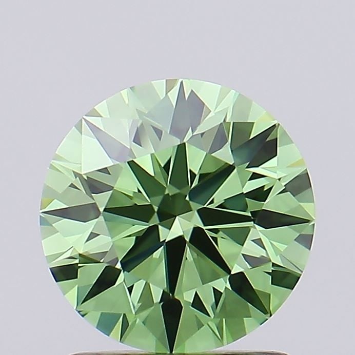 Ideal Loose Diamond - ROUND 1.2ct Fancy Vivid Green VVS1: Ideal Loose Diamond - ROUND 1.2ct Fancy Vivid Green VVS1 Source: This is a real non-mined Diamond that has been grown in a lab Shape: ROUND Carats: 1.2 Color: Fancy Vivid Green Certification: IGI Vide