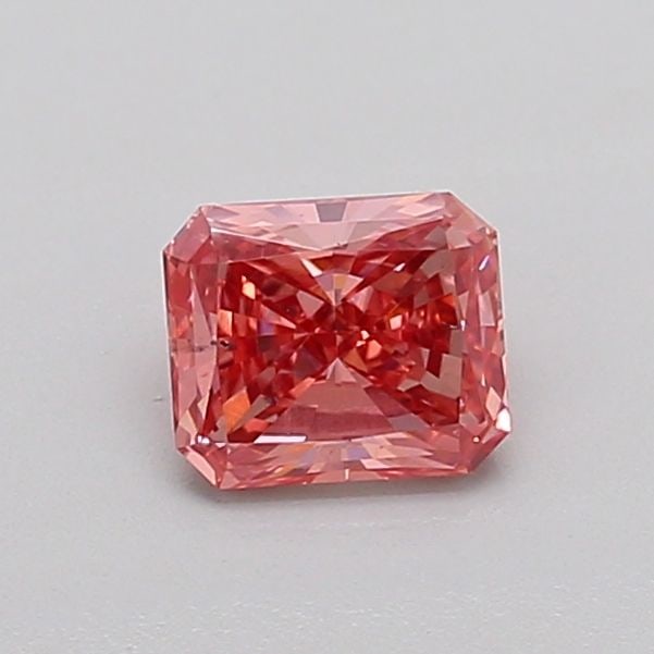 Loose Diamond - RADIANT 0.5ct Fancy Vivid Pink SI1: Loose Diamond - RADIANT 0.5ct Fancy Vivid Pink SI1 Source: This is a real non-mined Diamond that has been grown in a lab Shape: RADIANT Carats: 0.5 Color: Fancy Vivid Pink Certification: IGI Video:
