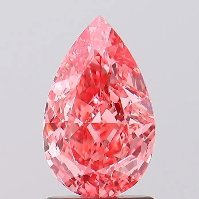 Loose Diamond - PEAR 1.6ct Fancy Vivid Pink VVS2: Loose Diamond - PEAR 1.6ct Fancy Vivid Pink VVS2 Source: This is a real non-mined Diamond that has been grown in a lab Shape: PEAR Carats: 1.6 Color: Fancy Vivid Pink Certification: IGI Video: Video