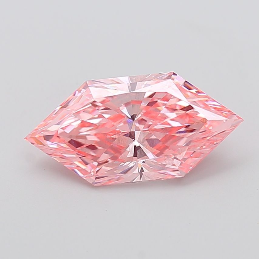 Loose Diamond - HEXAGONAL 3.07ct Fancy Vivid Pink VS2: Loose Diamond - HEXAGONAL 3.07ct Fancy Vivid Pink VS2 Source: This is a real non-mined Diamond that has been grown in a lab Shape: HEXAGONAL Carats: 3.07 Color: Fancy Vivid Pink Certification: IGI Vid