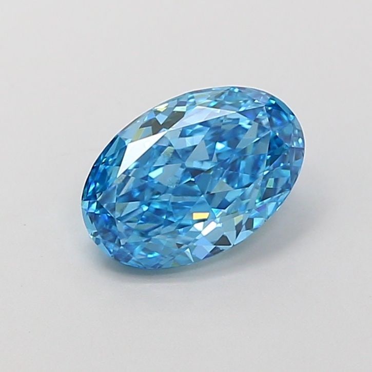 Loose Diamond - OVAL 1.07ct Fancy Vivid Blue VS2: Loose Diamond - OVAL 1.07ct Fancy Vivid Blue VS2 Source: This is a real non-mined Diamond that has been grown in a lab Shape: OVAL Carats: 1.07 Color: Fancy Vivid Blue Certification: IGI Video: