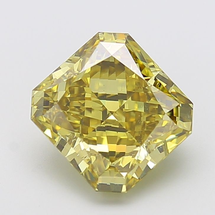 Loose Diamond - SQUARE RADIANT 5.1ct Fancy Intense Grayish Yellow VS1: Loose Diamond - SQUARE RADIANT 5.1ct Fancy Intense Grayish Yellow VS1 Source: This is a real non-mined Diamond that has been grown in a lab Shape: SQUARE RADIANT Carats: 5.1 Color: Fancy Intense Grayi