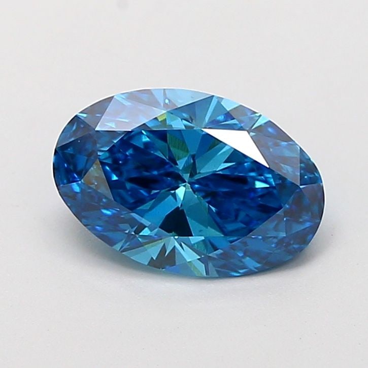 Loose Diamond - OVAL 1.55ct Fancy Vivid Blue VS1: Loose Diamond - OVAL 1.55ct Fancy Vivid Blue VS1 Source: This is a real non-mined Diamond that has been grown in a lab Shape: OVAL Carats: 1.55 Color: Fancy Vivid Blue Certification: IGI Video: