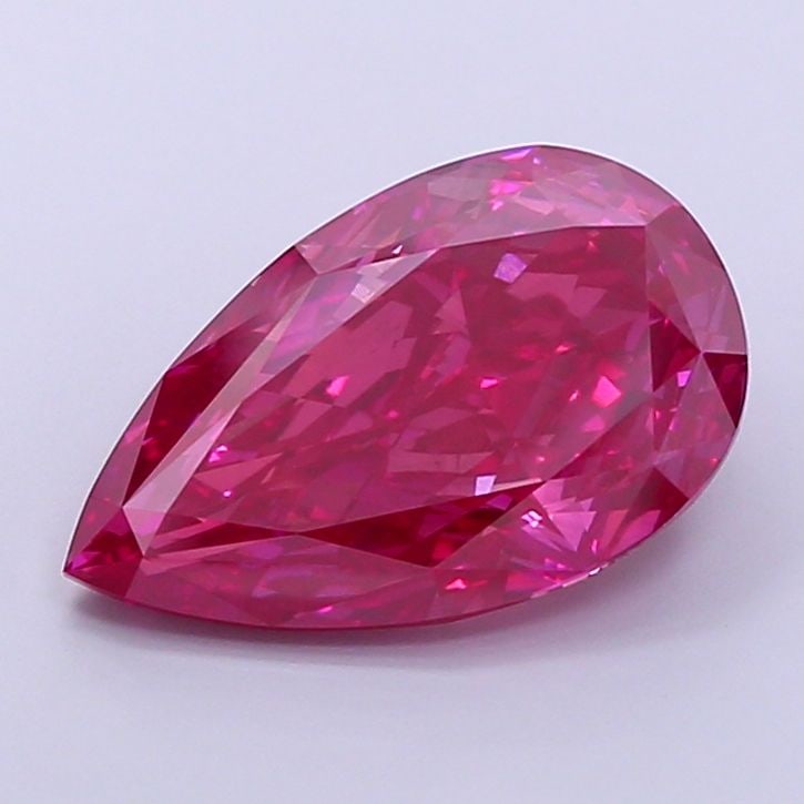 Loose Diamond - PEAR 5.08ct Fancy Deep Pink VS1: Loose Diamond - PEAR 5.08ct Fancy Deep Pink VS1 Source: This is a real non-mined Diamond that has been grown in a lab Shape: PEAR Carats: 5.08 Color: Fancy Deep Pink Certification: IGI Video: