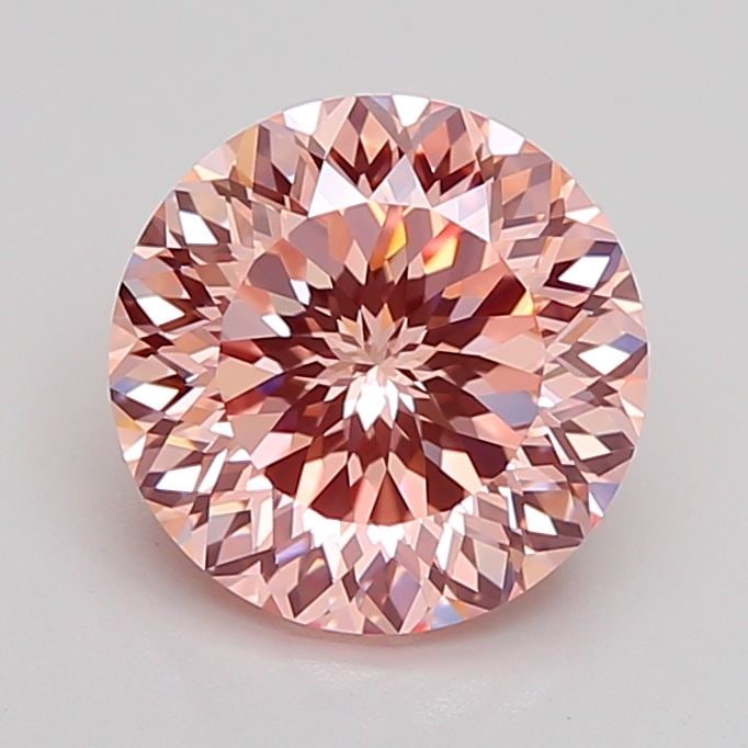 Loose Diamond - ROUND 2.28ct Fancy Intense Pink VVS2: Loose Diamond - ROUND 2.28ct Fancy Intense Pink VVS2 Source: This is a real non-mined Diamond that has been grown in a lab Shape: ROUND Carats: 2.28 Color: Fancy Intense Pink Certification: IGI