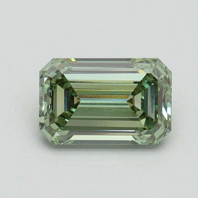 Loose Diamond - EMERALD 1.09ct Fancy Intense Green VS1: Loose Diamond - EMERALD 1.09ct Fancy Intense Green VS1 Source: This is a real non-mined Diamond that has been grown in a lab Shape: EMERALD Carats: 1.09 Color: Fancy Intense Green Certification: IGI V