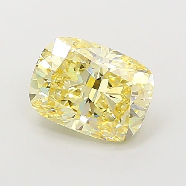 Loose Diamond - CUSHION MODIFIED 1.54ct Fancy Yellow VS2: Loose Diamond - CUSHION MODIFIED 1.54ct Fancy Yellow VS2 Source: This is a real non-mined Diamond that has been grown in a lab Shape: CUSHION MODIFIED Carats: 1.54 Color: Fancy Yellow Certification: I