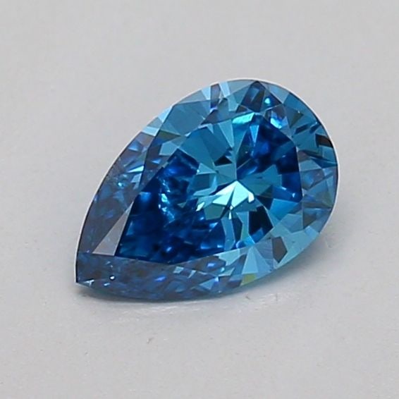 Loose Diamond - PEAR 0.25ct Fancy Vivid Blue SI1: Loose Diamond - PEAR 0.25ct Fancy Vivid Blue SI1 Source: This is a real non-mined Diamond that has been grown in a lab Shape: PEAR Carats: 0.25 Color: Fancy Vivid Blue Certification: IGI Additional im