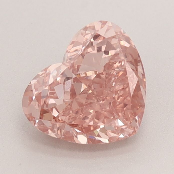 Loose Diamond - HEART 1.54ct Fancy Vivid Brownish Pink VVS2: Loose Diamond - HEART 1.54ct Fancy Vivid Brownish Pink VVS2 Source: This is a real non-mined Diamond that has been grown in a lab Shape: HEART Carats: 1.54 Color: Fancy Vivid Brownish Pink Certificati