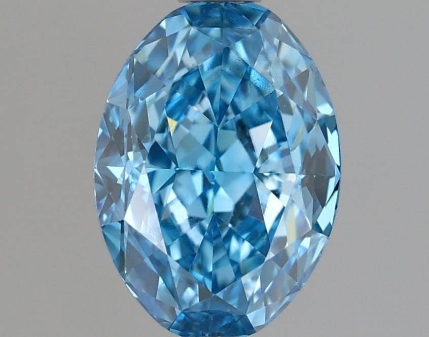 Loose Diamond - OVAL 1.36ct Fancy Vivid Blue VS2: Loose Diamond - OVAL 1.36ct Fancy Vivid Blue VS2 Source: This is a real non-mined Diamond that has been grown in a lab Shape: OVAL Carats: 1.36 Color: Fancy Vivid Blue Certification: IGI Video: