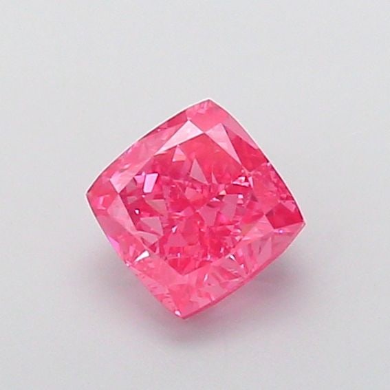 Loose Diamond - CUSHION BRILLIANT 1.07ct Fancy Vivid Pink VS1: Loose Diamond - CUSHION BRILLIANT 1.07ct Fancy Vivid Pink VS1 Source: This is a real non-mined Diamond that has been grown in a lab Shape: CUSHION BRILLIANT Carats: 1.07 Color: Fancy Vivid Pink Certif