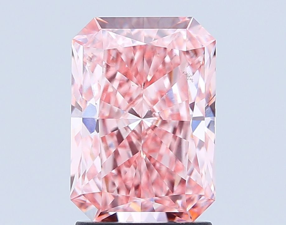 Loose Diamond - RADIANT 2.05ct Fancy Intense Pink VS1: Loose Diamond - RADIANT 2.05ct Fancy Intense Pink VS1 Source: This is a real non-mined Diamond that has been grown in a lab Shape: RADIANT Carats: 2.05 Color: Fancy Intense Pink Certification: IGI Vid