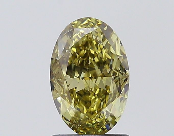 Loose Diamond - OVAL 1.53ct Fancy Gray Yellow VS2: Loose Diamond - OVAL 1.53ct Fancy Gray Yellow VS2 Source: This is a real non-mined Diamond that has been grown in a lab Shape: OVAL Carats: 1.53 Color: Fancy Gray Yellow Certification: IGI Video: