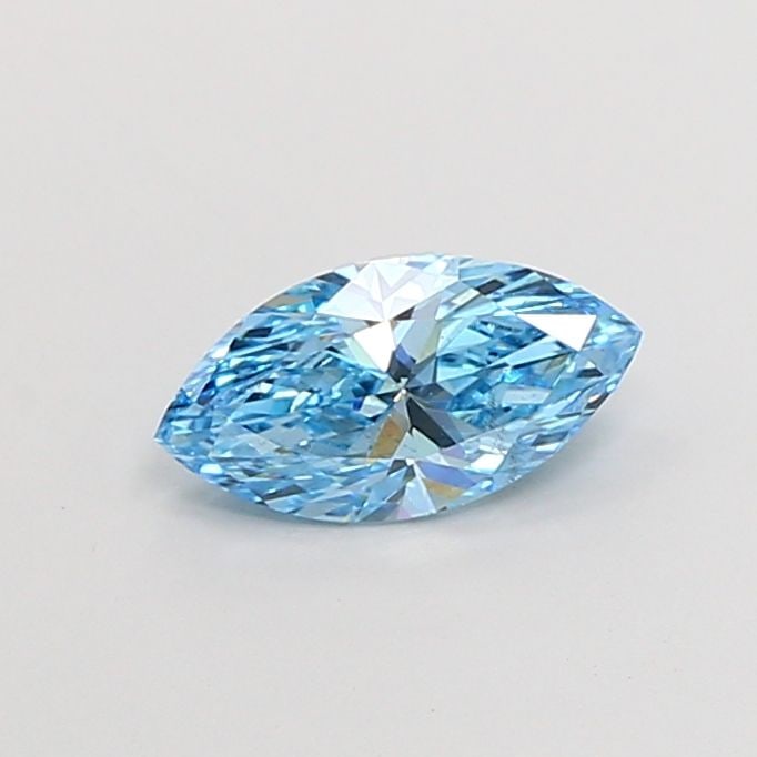 Loose Diamond - MARQUISE 1.0ct Fancy Vivid Blue VS2: Loose Diamond - MARQUISE 1.0ct Fancy Vivid Blue VS2 Source: This is a real non-mined Diamond that has been grown in a lab Shape: MARQUISE Carats: 1.0 Color: Fancy Vivid Blue Certification: IGI Video: