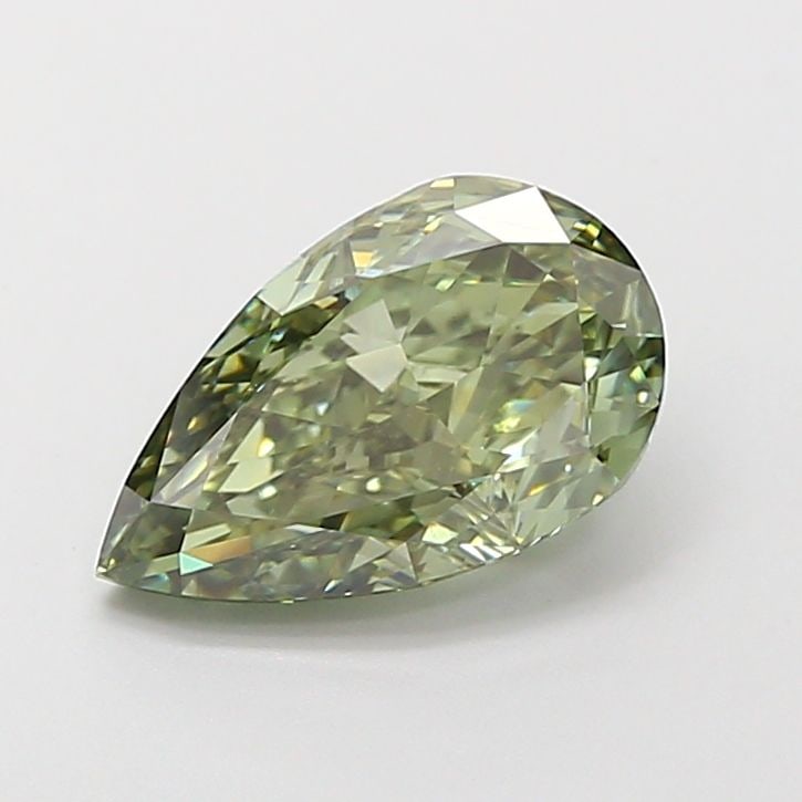 Loose Diamond - PEAR 2.11ct Fancy Vivid Green VS1: Loose Diamond - PEAR 2.11ct Fancy Vivid Green VS1 Source: This is a real non-mined Diamond that has been grown in a lab Shape: PEAR Carats: 2.11 Color: Fancy Vivid Green Certification: IGI Additional 