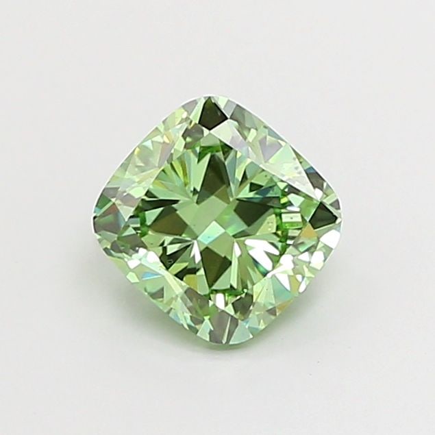 Loose Diamond - CUSHION MODIFIED 1.01ct Fancy Vivid Green VS2 (1 of 1)