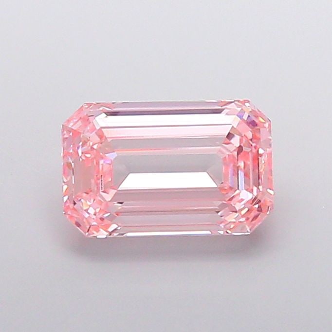 Loose Diamond - EMERALD 3.54ct Fancy Intense Pink VVS2: Loose Diamond - EMERALD 3.54ct Fancy Intense Pink VVS2 Source: This is a real non-mined Diamond that has been grown in a lab Shape: EMERALD Carats: 3.54 Color: Fancy Intense Pink Certification: IGI Vi