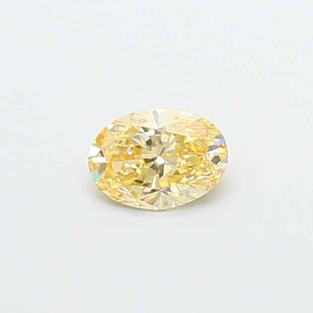 Loose Diamond - OVAL 0.38ct Fancy Yellow VVS2: Loose Diamond - OVAL 0.38ct Fancy Yellow VVS2 Source: This is a real non-mined Diamond that has been grown in a lab Shape: OVAL Carats: 0.38 Color: Fancy Yellow Certification: IGI Additional images av