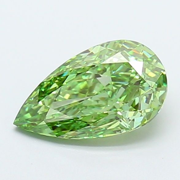 Loose Diamond - PEAR 1.9ct Fancy Vivid Green VS1 (1 of 1)