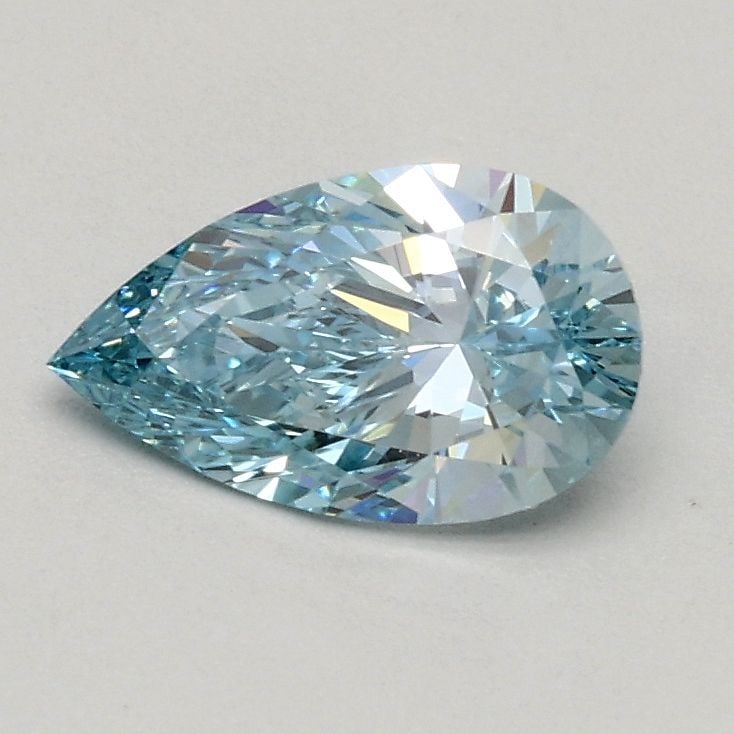 Loose Diamond - PEAR 0.51ct Fancy Intense Blue VVS2: Loose Diamond - PEAR 0.51ct Fancy Intense Blue VVS2 Source: This is a real non-mined Diamond that has been grown in a lab Shape: PEAR Carats: 0.51 Color: Fancy Intense Blue Certification: IGI Video: