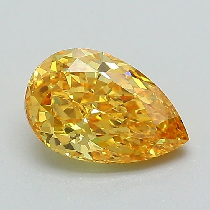 Loose Diamond - PEAR 1.03ct Fancy Vivid Yellow VS1: Loose Diamond - PEAR 1.03ct Fancy Vivid Yellow VS1 Source: This is a real non-mined Diamond that has been grown in a lab Shape: PEAR Carats: 1.03 Color: Fancy Vivid Yellow Certification: IGI Video: