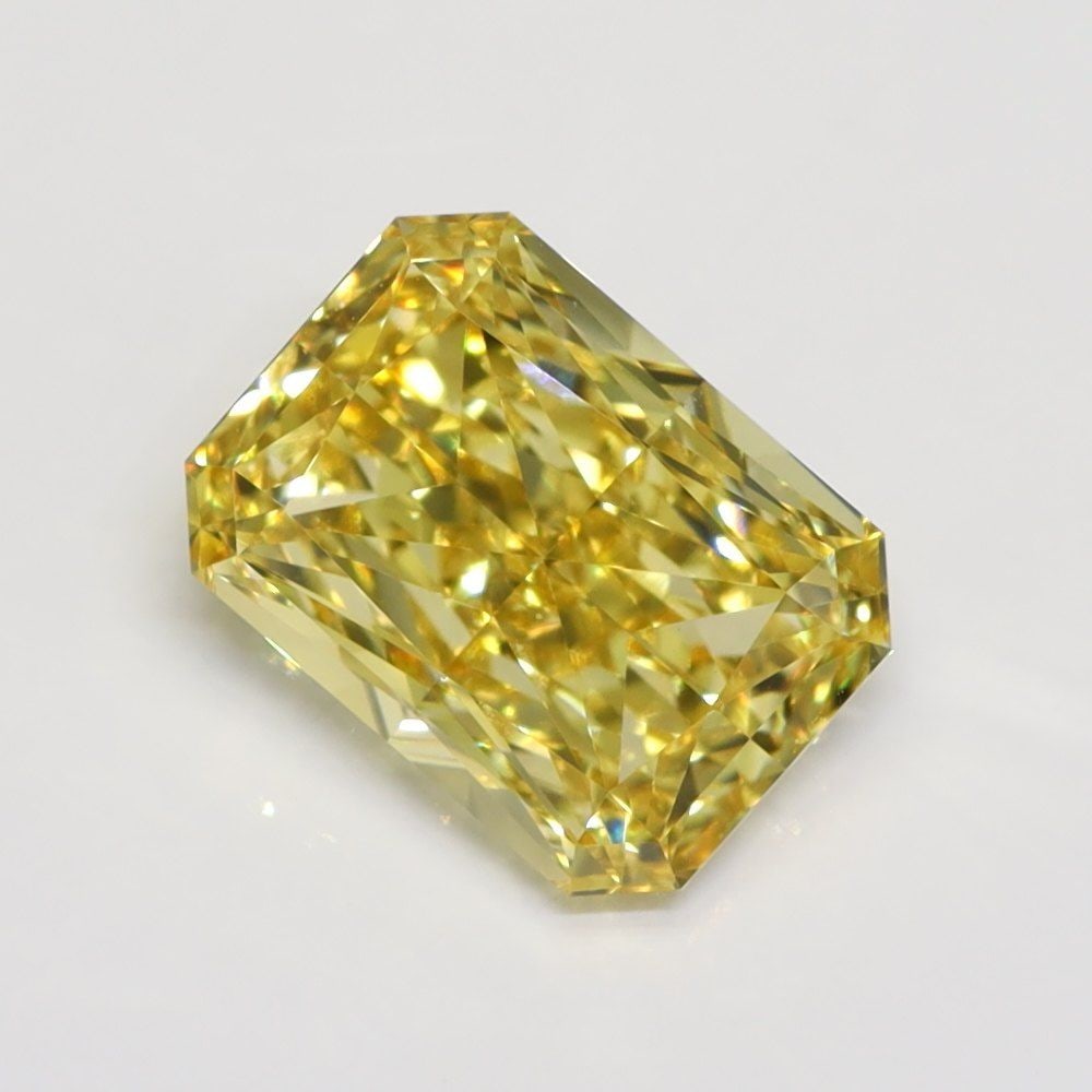 Loose Diamond - RADIANT 3.03ct Fancy Intense Yellow VVS2 (1 of 1)