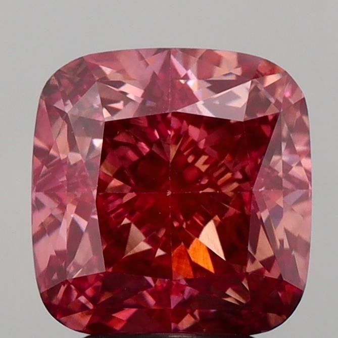 Loose Diamond - CUSHION MODIFIED 4.11ct Fancy Vivid Pink VS2: Loose Diamond - CUSHION MODIFIED 4.11ct Fancy Vivid Pink VS2 Source: This is a real non-mined Diamond that has been grown in a lab Shape: CUSHION MODIFIED Carats: 4.11 Color: Fancy Vivid Pink
