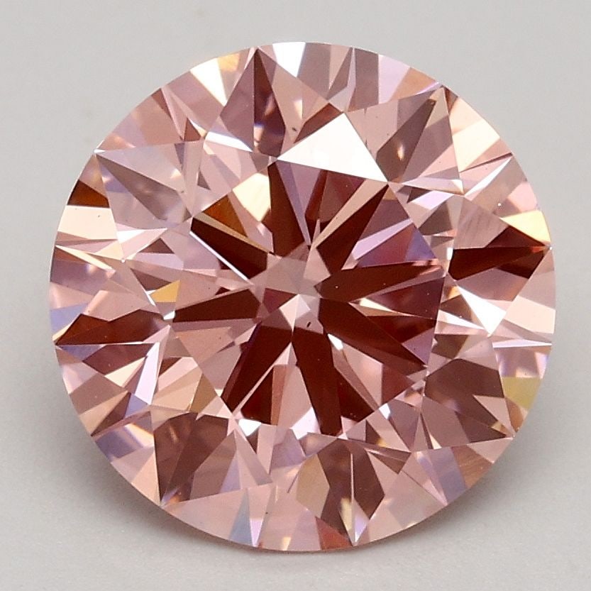Ideal Loose Diamond - ROUND 2.36ct Fancy Intense Pink VS1: Ideal Loose Diamond - ROUND 2.36ct Fancy Intense Pink VS1 Source: This is a real non-mined Diamond that has been grown in a lab Shape: ROUND Carats: 2.36 Color: Fancy Intense Pink Certification: IGI