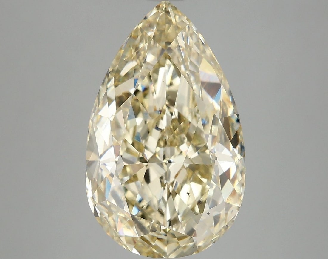 Loose Diamond - PEAR 5.08ct Fancy Intense Yellow VS2: Loose Diamond - PEAR 5.08ct Fancy Intense Yellow VS2 Source: This is a real non-mined Diamond that has been grown in a lab Shape: PEAR Carats: 5.08 Color: Fancy Intense Yellow Certification: IGI