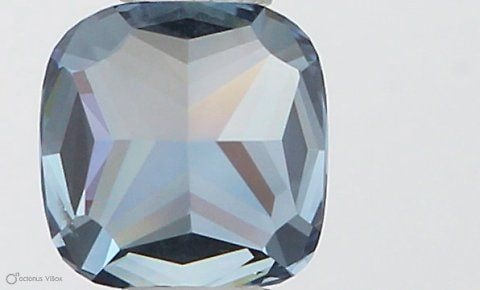 Loose Diamond - CUSHION MODIFIED 0.5ct Fancy Vivid Blue SI2: Loose Diamond - CUSHION MODIFIED 0.5ct Fancy Vivid Blue SI2 Source: This is a real non-mined Diamond that has been grown in a lab Shape: CUSHION MODIFIED Carats: 0.5 Color: Fancy Vivid Blue Certificat