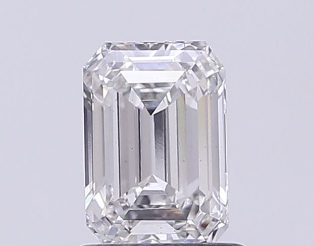Loose Diamond - EMERALD 1.09ct F VS2: Loose Diamond - EMERALD 1.09ct F VS2 Source: This is a real non-mined Diamond that has been grown in a lab Shape: EMERALD Carats: 1.09 Color: F Clarity: VS2 Certification: NONE Video: