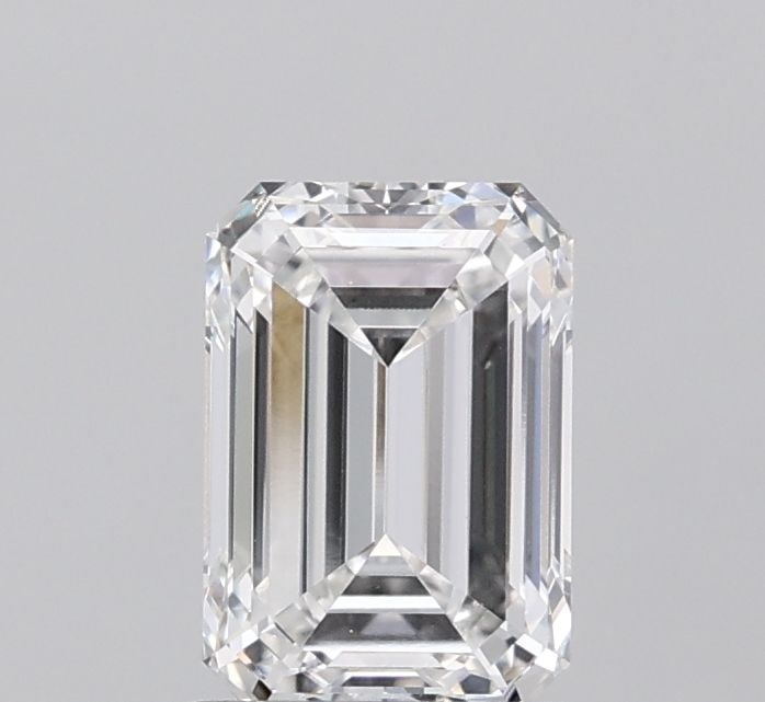 Loose Diamond - EMERALD 1.55ct E VVS2: Loose Diamond - EMERALD 1.55ct E VVS2 Source: This is a real non-mined Diamond that has been grown in a lab Shape: EMERALD Carats: 1.55 Color: E Clarity: VVS2 Certification: IGI Video: