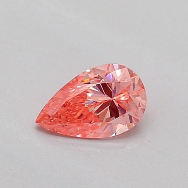 Loose Diamond - PEAR 0.19ct Fancy Vivid Pink VS1: Loose Diamond - PEAR 0.19ct Fancy Vivid Pink VS1 Source: This is a real non-mined Diamond that has been grown in a lab Shape: PEAR Carats: 0.19 Color: Fancy Vivid Pink Certification: IGI Video: