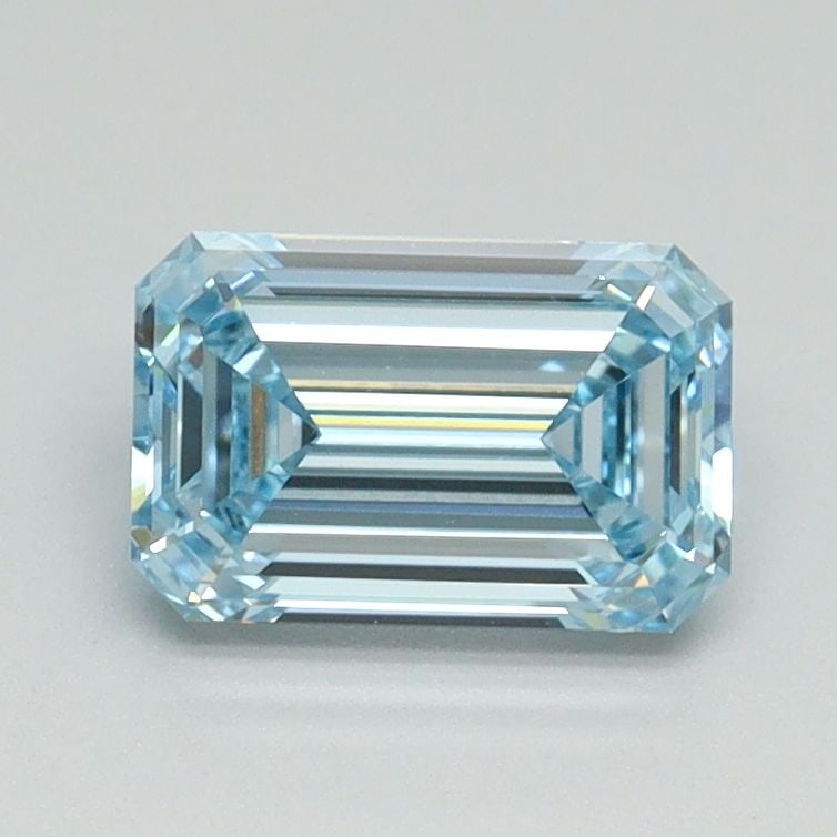 Loose Diamond - EMERALD 1.05ct Fancy Intense Blue VVS2: Loose Diamond - EMERALD 1.05ct Fancy Intense Blue VVS2 Source: This is a real non-mined Diamond that has been grown in a lab Shape: EMERALD Carats: 1.05 Color: Fancy Intense Blue Certification: IGI Vi