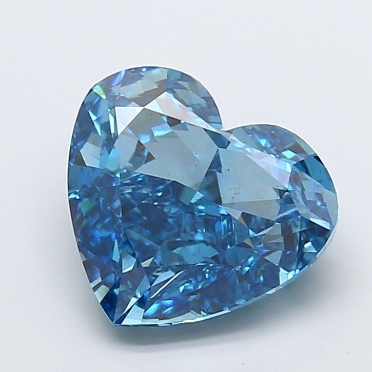 Loose Diamond - HEART 5.0ct Fancy Vivid Blue VS2 (1 of 1)