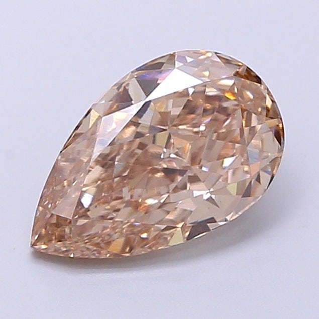 Loose Diamond - PEAR 2.02ct Fancy Light Brown VS1: Loose Diamond - PEAR 2.02ct Fancy Light Brown VS1 Source: This is a real non-mined Diamond that has been grown in a lab Shape: PEAR Carats: 2.02 Color: Fancy Light Brown Certification: IGI Video: