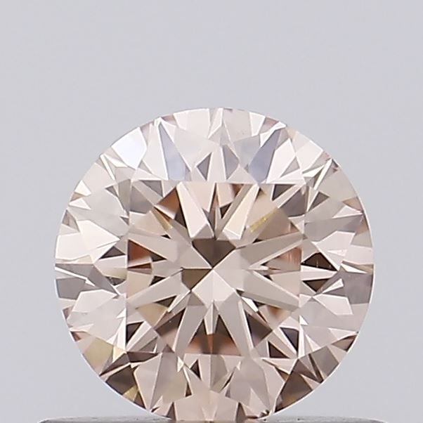 Loose Diamond - ROUND 0.57ct Fancy Intense Brownish Pink VVS1: Loose Diamond - ROUND 0.57ct Fancy Intense Brownish Pink VVS1 Source: This is a real non-mined Diamond that has been grown in a lab Shape: ROUND Carats: 0.57 Color: Fancy Intense Brownish Pink