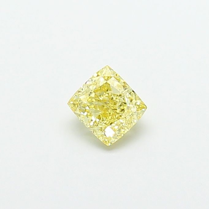 Loose Diamond - CUSHION MODIFIED 1.02ct Fancy Light Yellow VVS2: Loose Diamond - CUSHION MODIFIED 1.02ct Fancy Light Yellow VVS2 Source: This is a real non-mined Diamond that has been grown in a lab Shape: CUSHION MODIFIED Carats: 1.02 Color: Fancy Light Yellow Cer