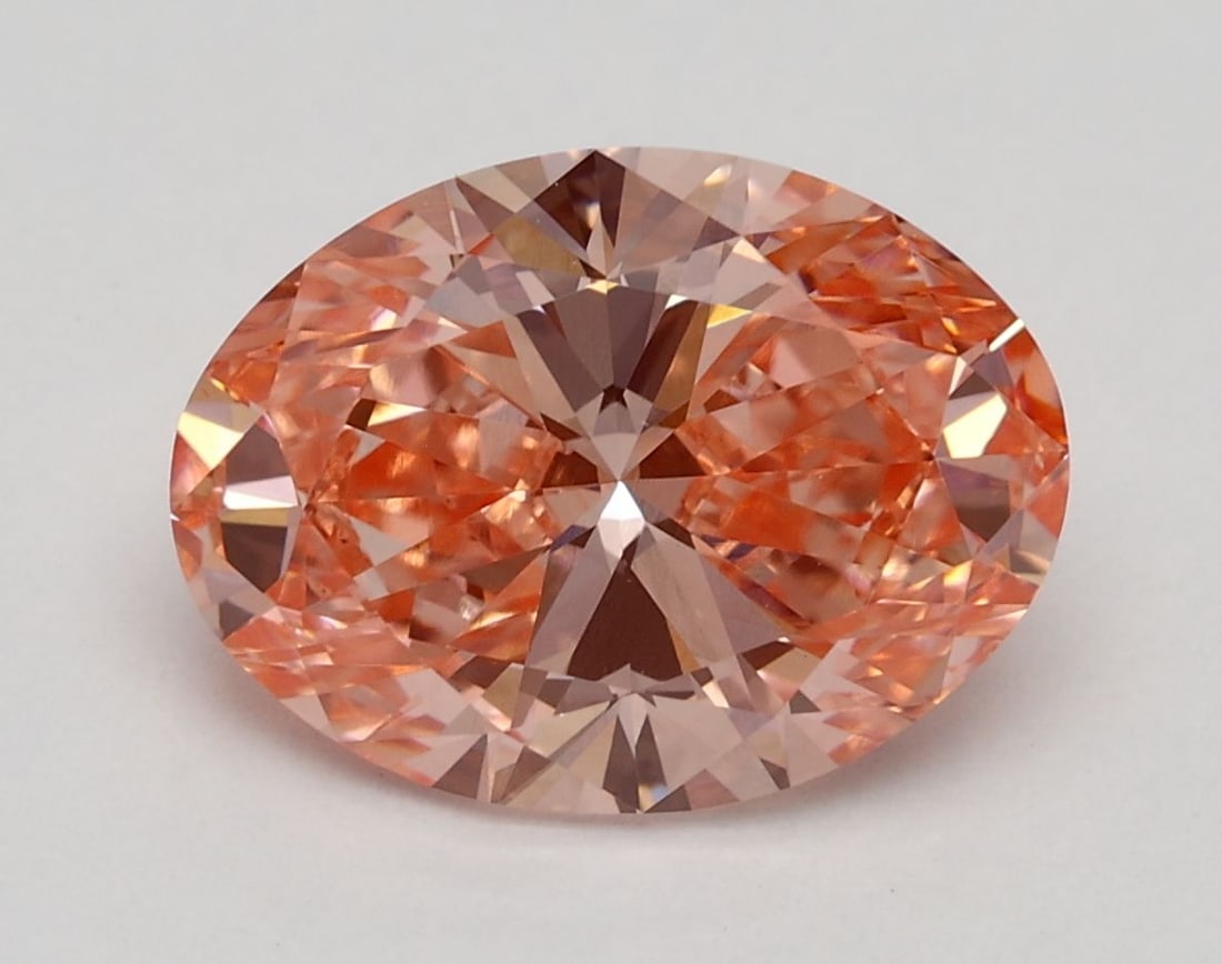 Loose Diamond - OVAL 2.5ct Fancy Vivid Pink VS2: Loose Diamond - OVAL 2.5ct Fancy Vivid Pink VS2 Source: This is a real non-mined Diamond that has been grown in a lab Shape: OVAL Carats: 2.5 Color: Fancy Vivid Pink Certification: IGI Video: