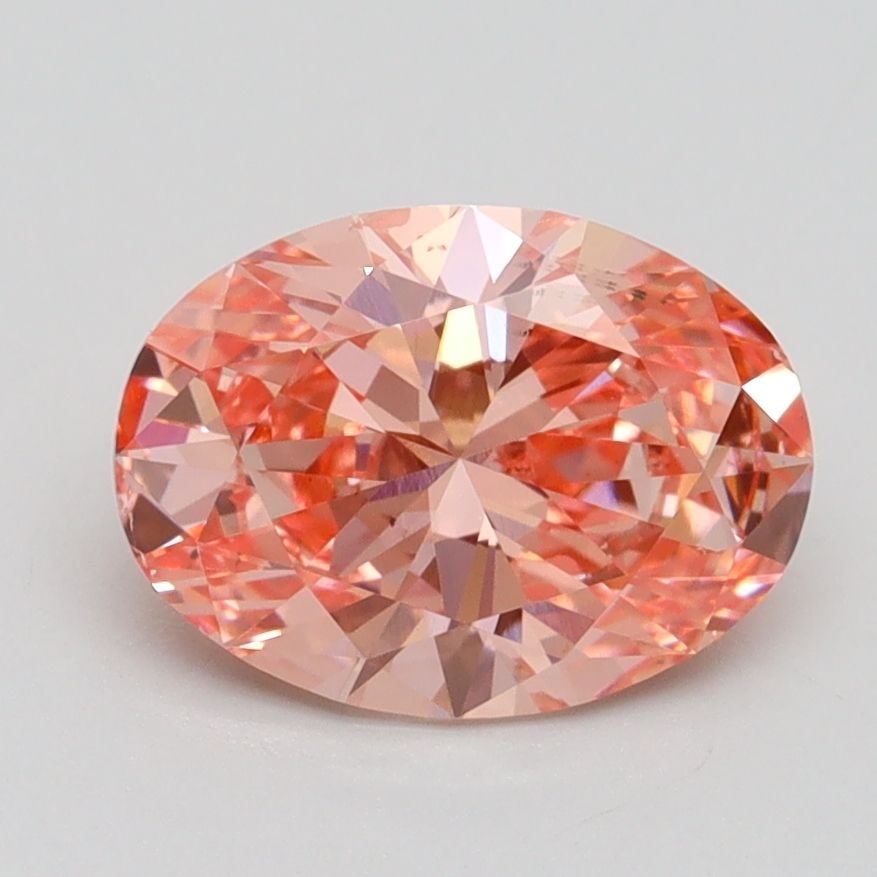 Loose Diamond - OVAL 1.72ct Fancy Vivid Pink SI1: Loose Diamond - OVAL 1.72ct Fancy Vivid Pink SI1 Source: This is a real non-mined Diamond that has been grown in a lab Shape: OVAL Carats: 1.72 Color: Fancy Vivid Pink Certification: IGI Video: