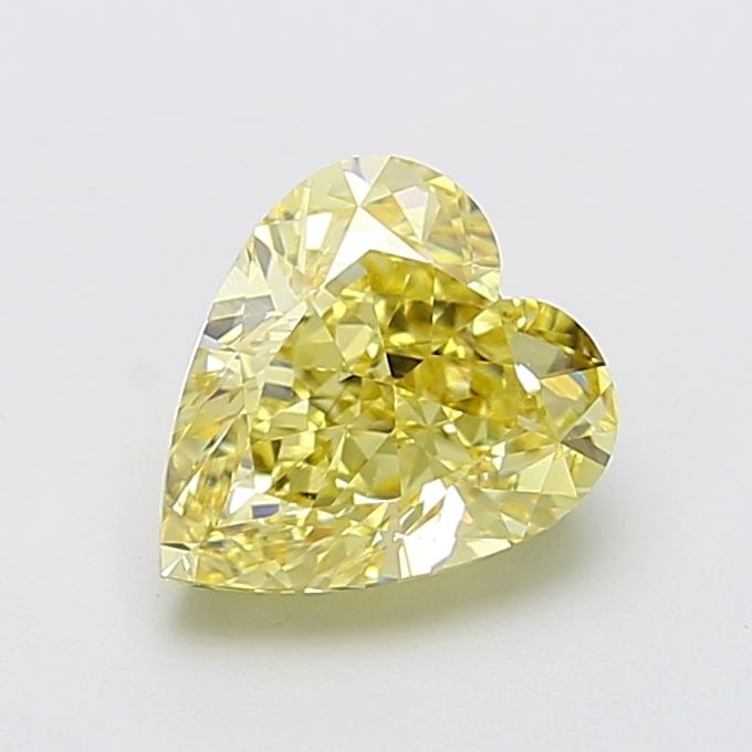 Loose Diamond - HEART 3.05ct Fancy Intense Yellow VS1: Loose Diamond - HEART 3.05ct Fancy Intense Yellow VS1 Source: This is a real non-mined Diamond that has been grown in a lab Shape: HEART Carats: 3.05 Color: Fancy Intense Yellow Certification: IGI Vid